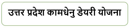 उत्तर प्रदेश कामधेनु डेयरी योजना लोगो 