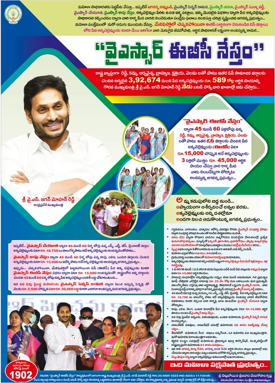 YSR EBC Nestham Scheme Logo