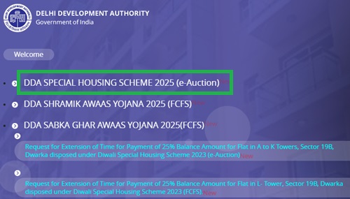 DDA Special Housing Scheme Select