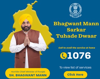 Bhagwant Mann Sarkar Tuhade Dwaar Yojana List of Services.