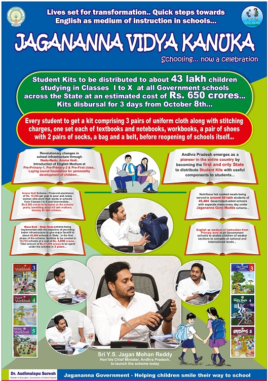 Jagananna Vidya Kanuka Scheme Information