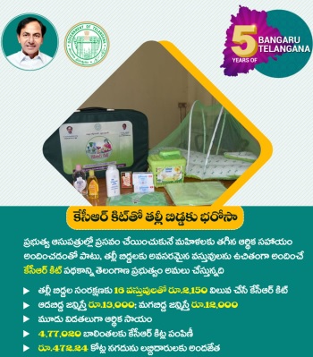 Telangana KCR Kit Scheme Benefits