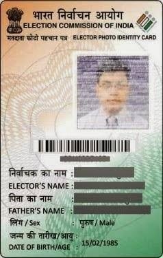 Voter ID card